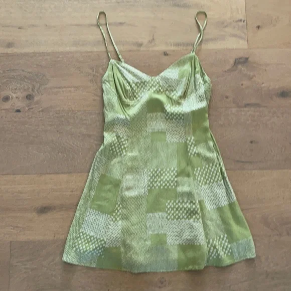 green pacsun dress Princess Polly Green Kenzie Mini Dress
